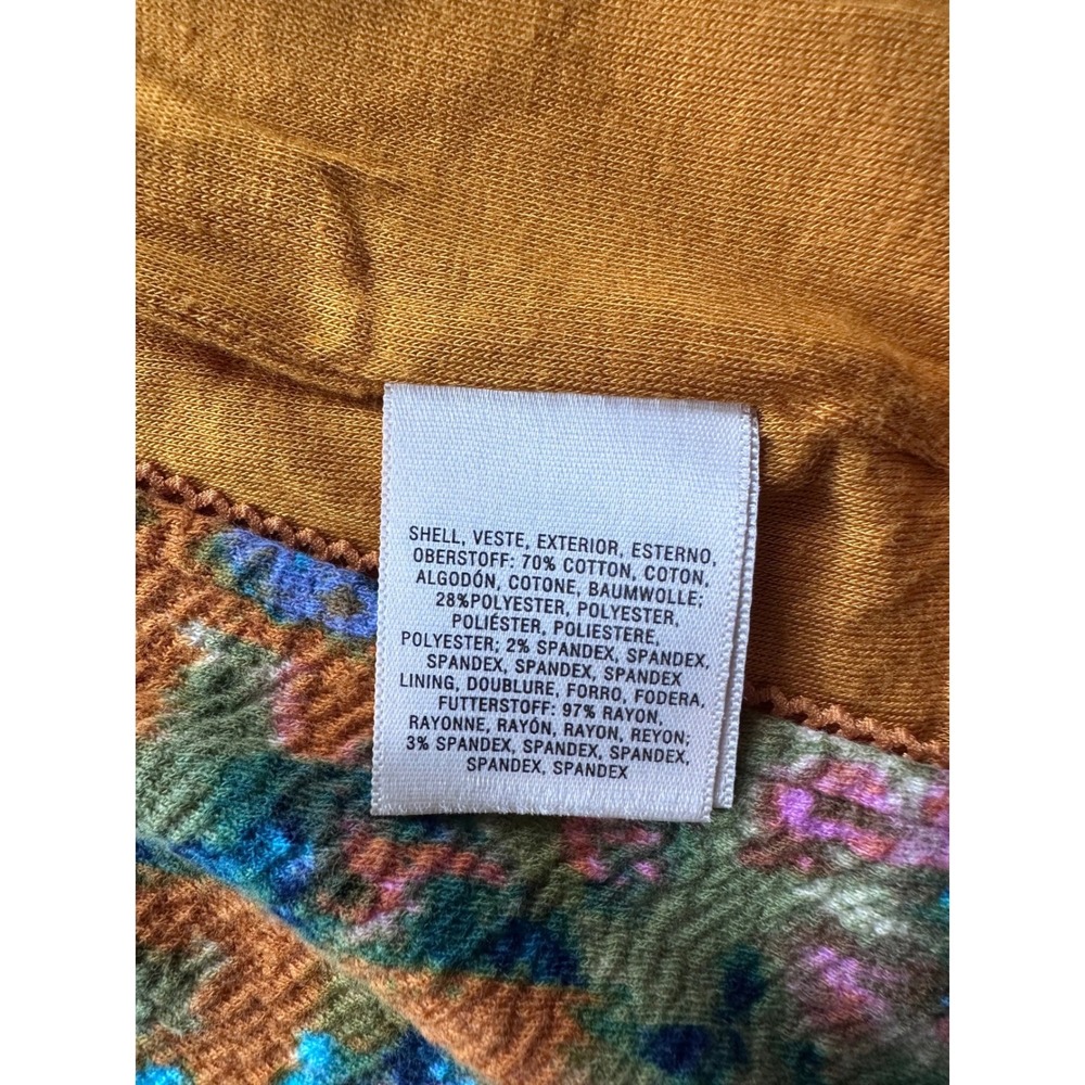 Maeve Anthropologie Tapestry Print Pencil Skirt Orang Green Medallion Midi Small - Picture 3 of 5